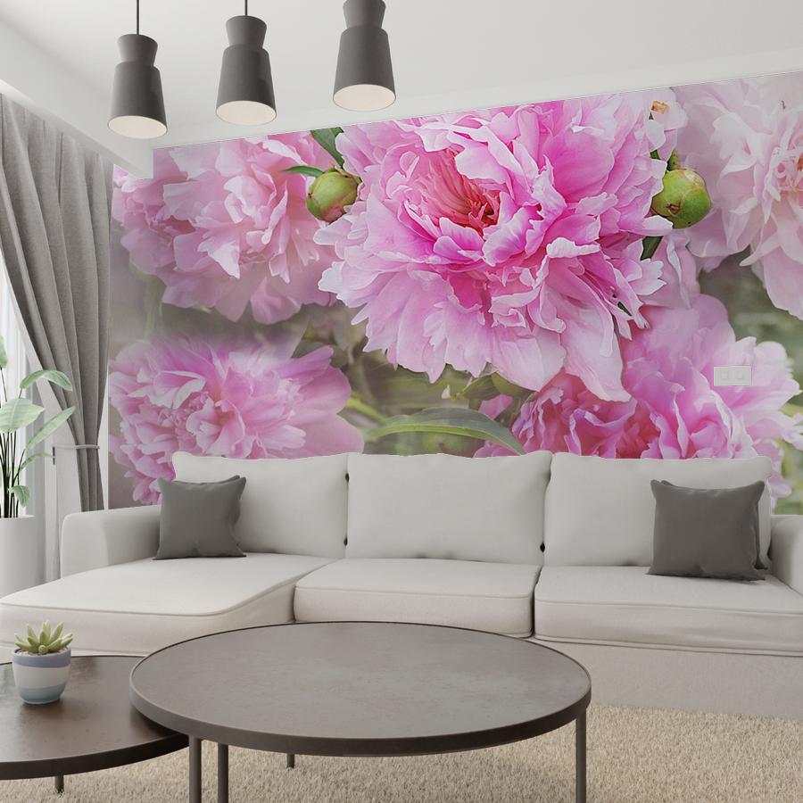 фотообои 3д пионы розовые 13-241