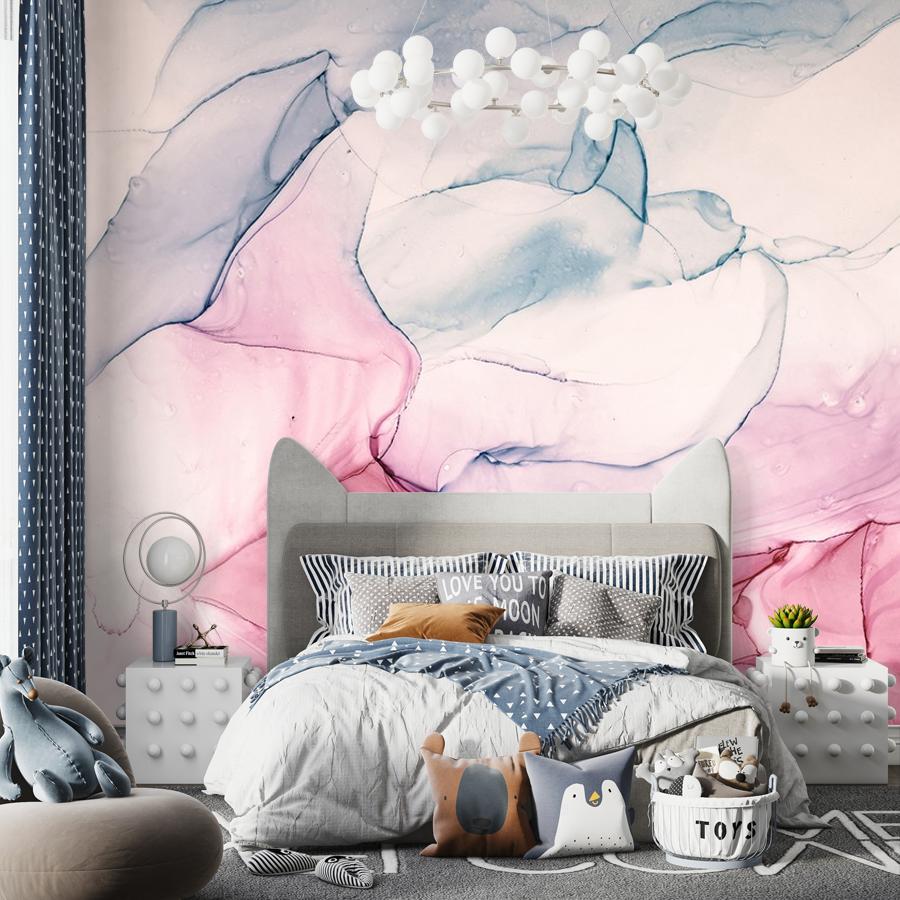 фотообои акварельные разводы флюид 9-1512