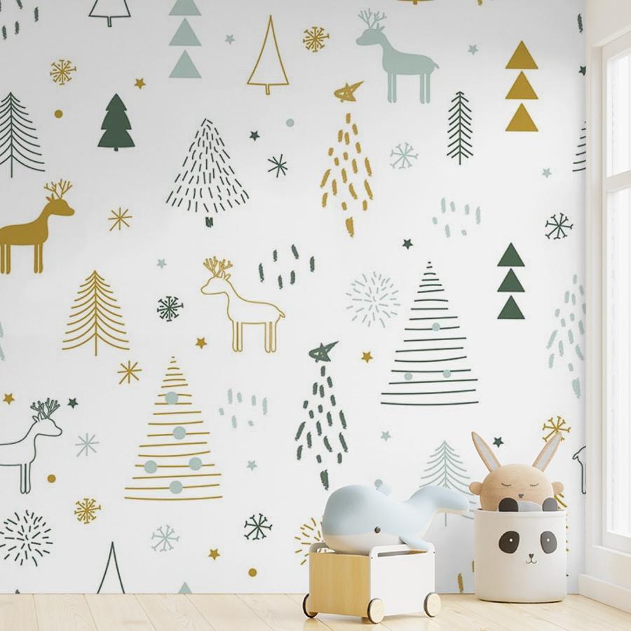 фотообои елочки фоновые 12-707