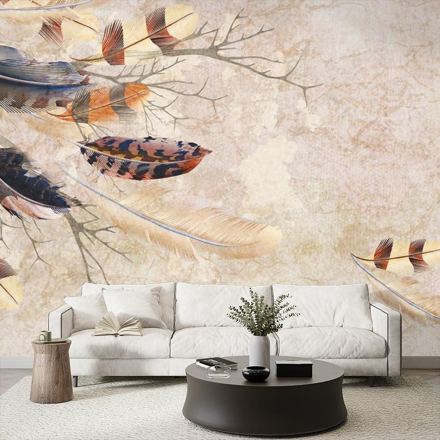 фотообои листопад из перьев 9-2135 фотообои листопад из перьев 9-2135