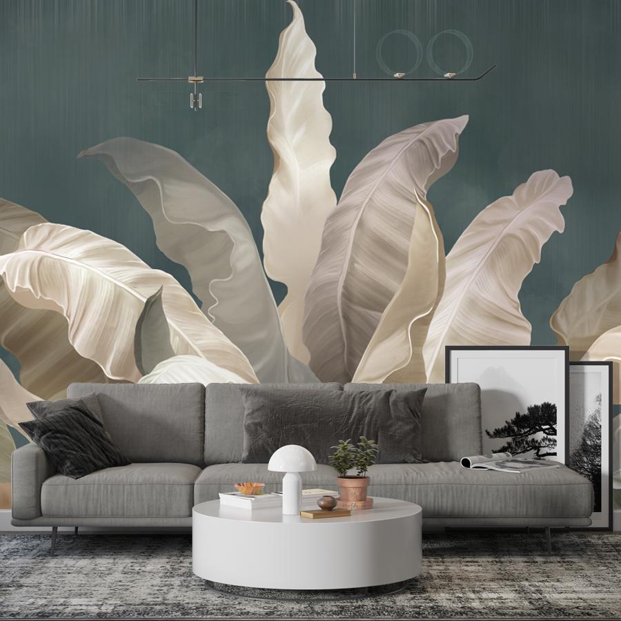 фотообои листья банановые 13-947 фотообои листья банановые 13-947