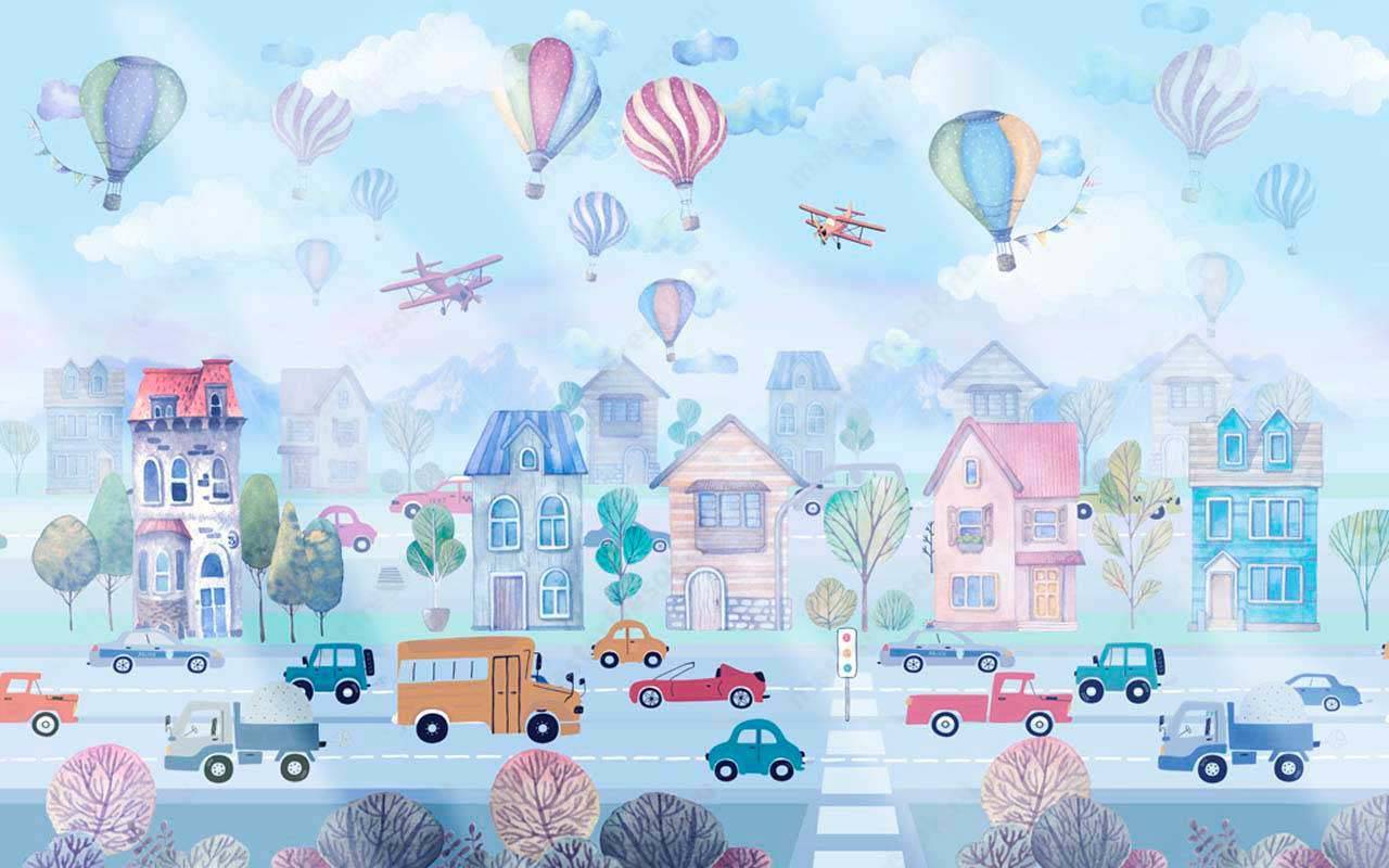 фотообои машины в городе 13-208 фотообои машины в городе 13-208