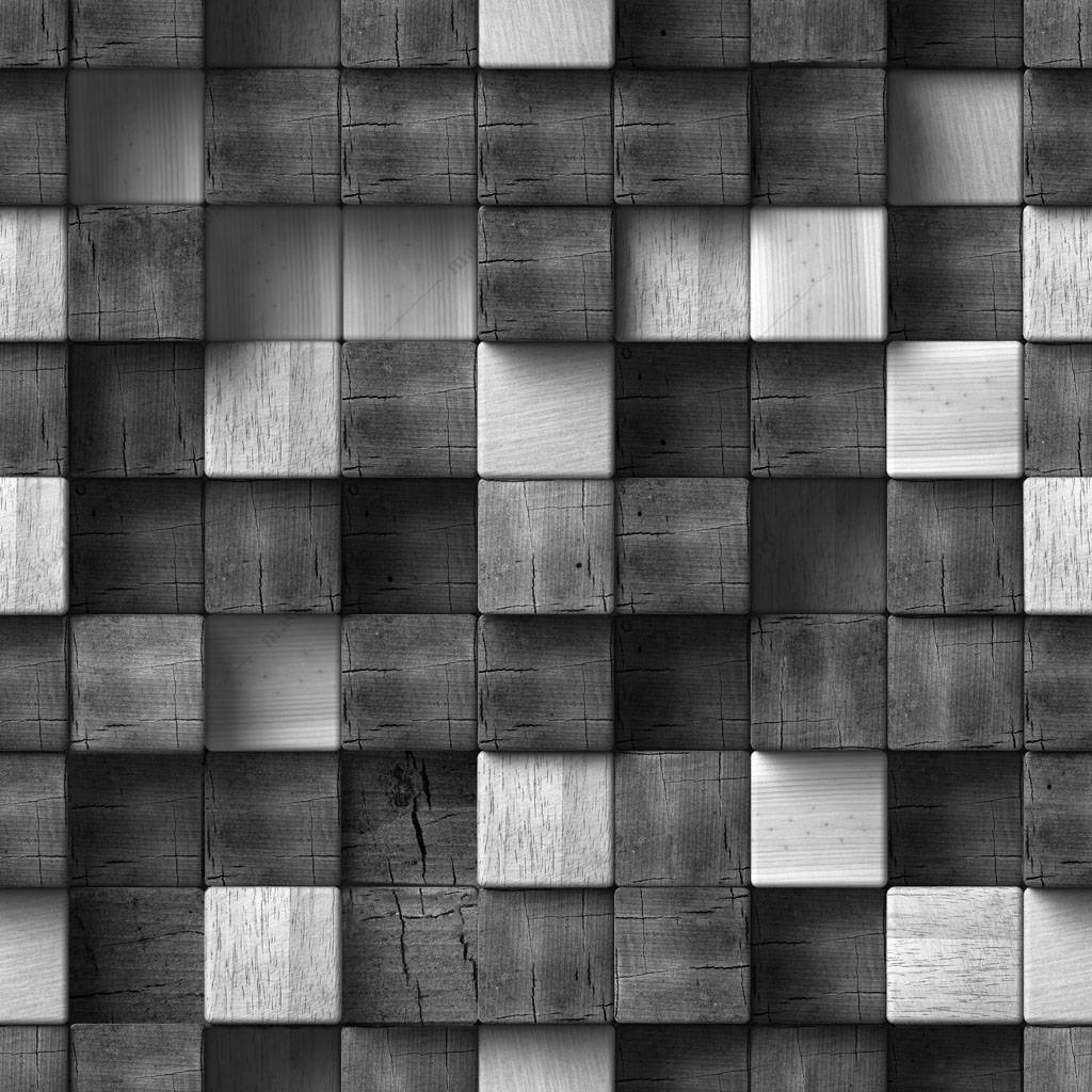 Фотообои 3д кубики черные