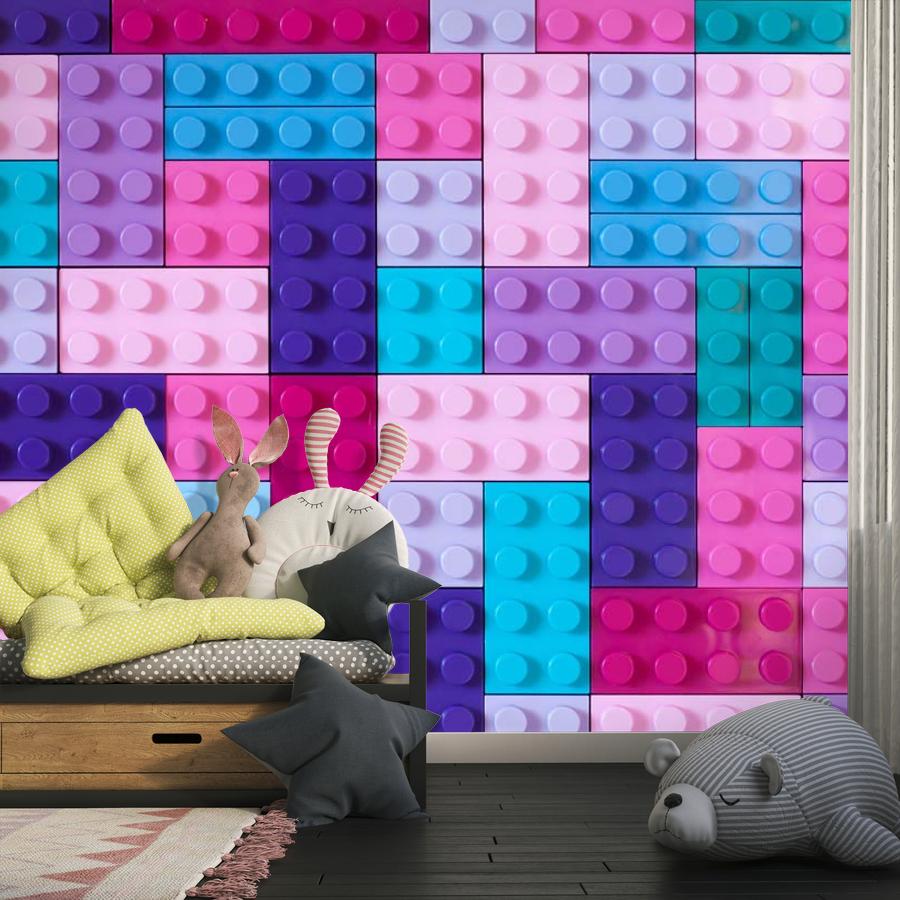 фотообои розовое лего 12-1330 фотообои розовое лего 12-1330