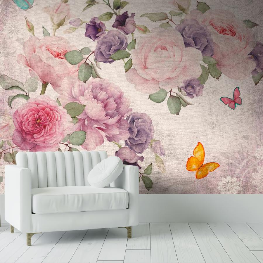 фотообои цветы винтаж 13-218