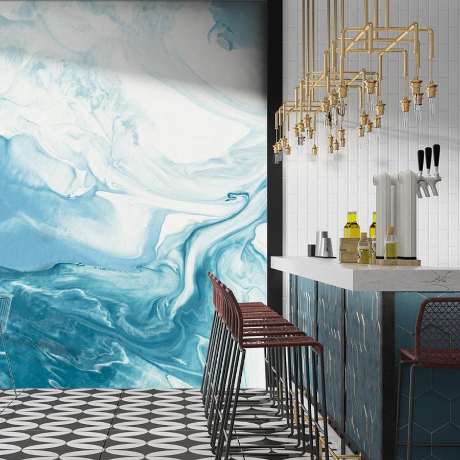 фотообои голубой градиент 9-1662