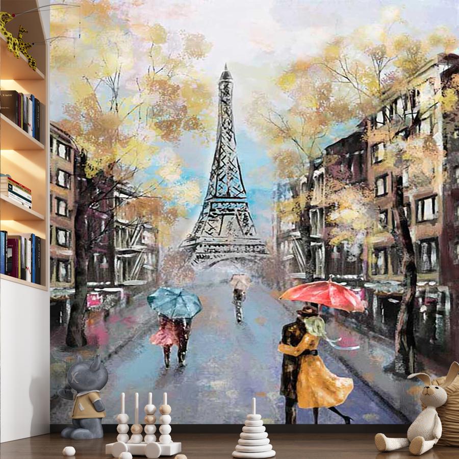 фотообои эйфелева башня вид снизу 9-755