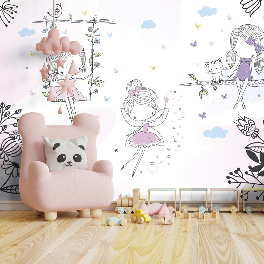 фотообои милые феечки 14-553 фотообои милые феечки 14-553