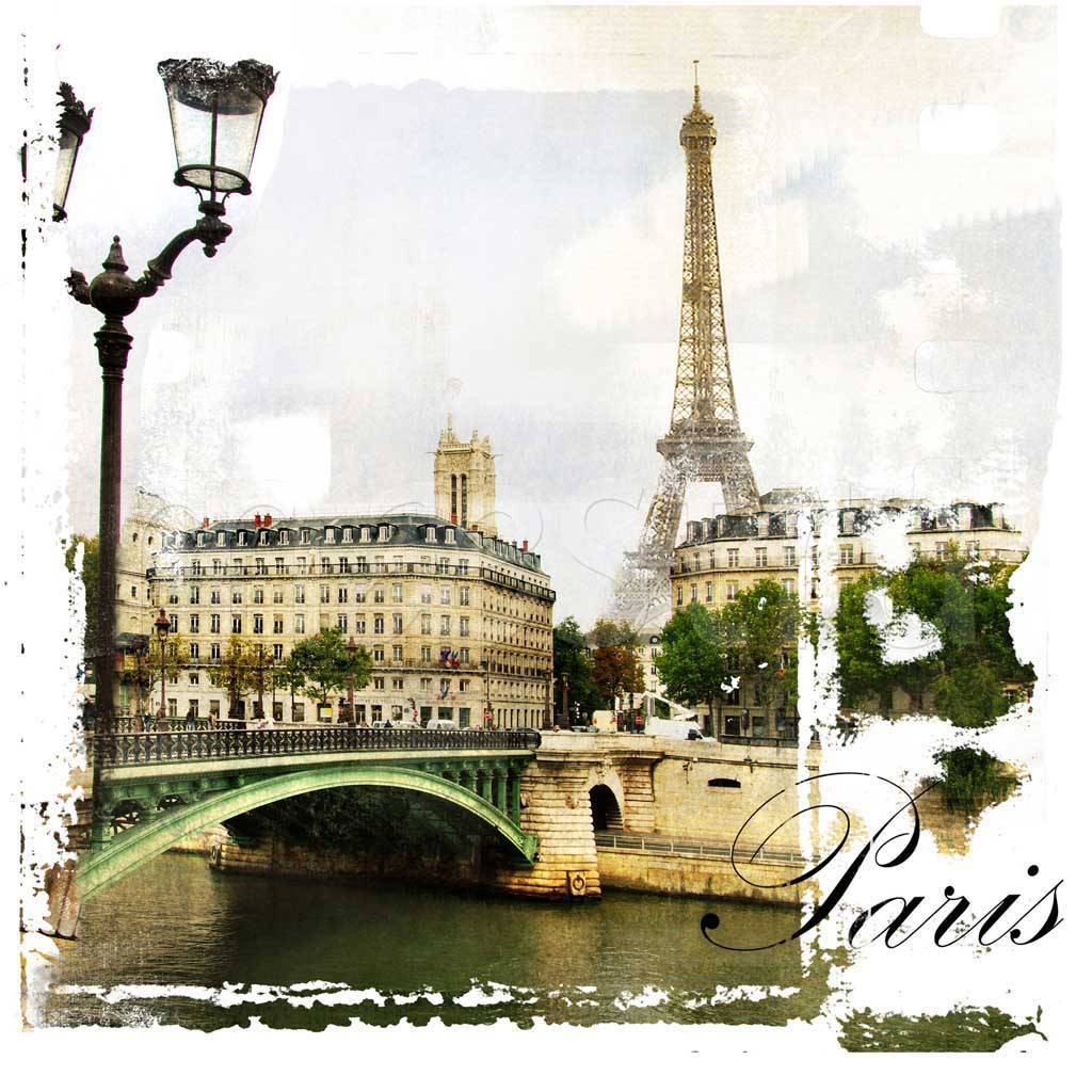 Фотообои Открытка из Парижа