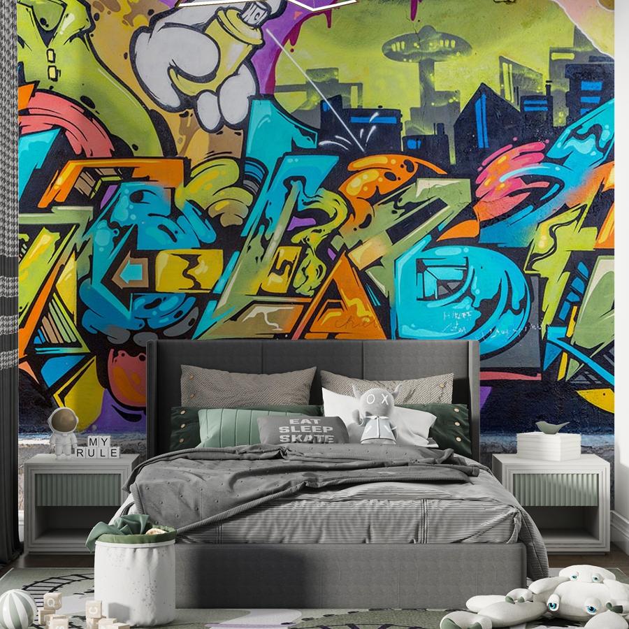 фотообои граффити на стене 12-1275 фотообои граффити на стене 12-1275