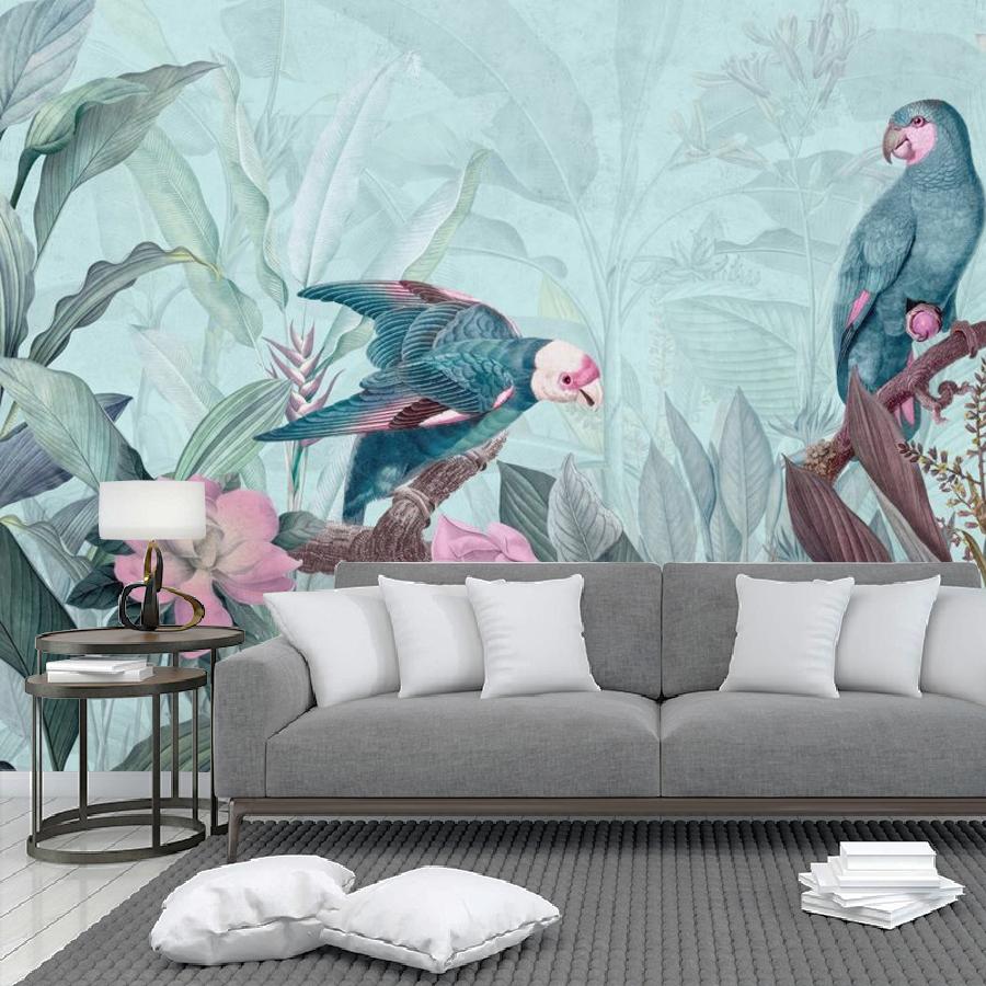фотообои попугаи в тропиках 12-1839
