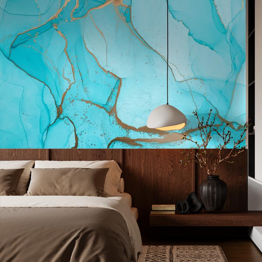 фотообои срез камня бирюза 9-1782