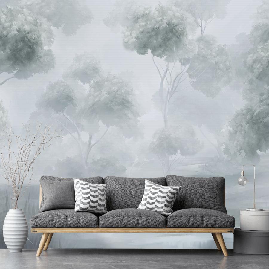 фотообои деревья пушистые 13-1090