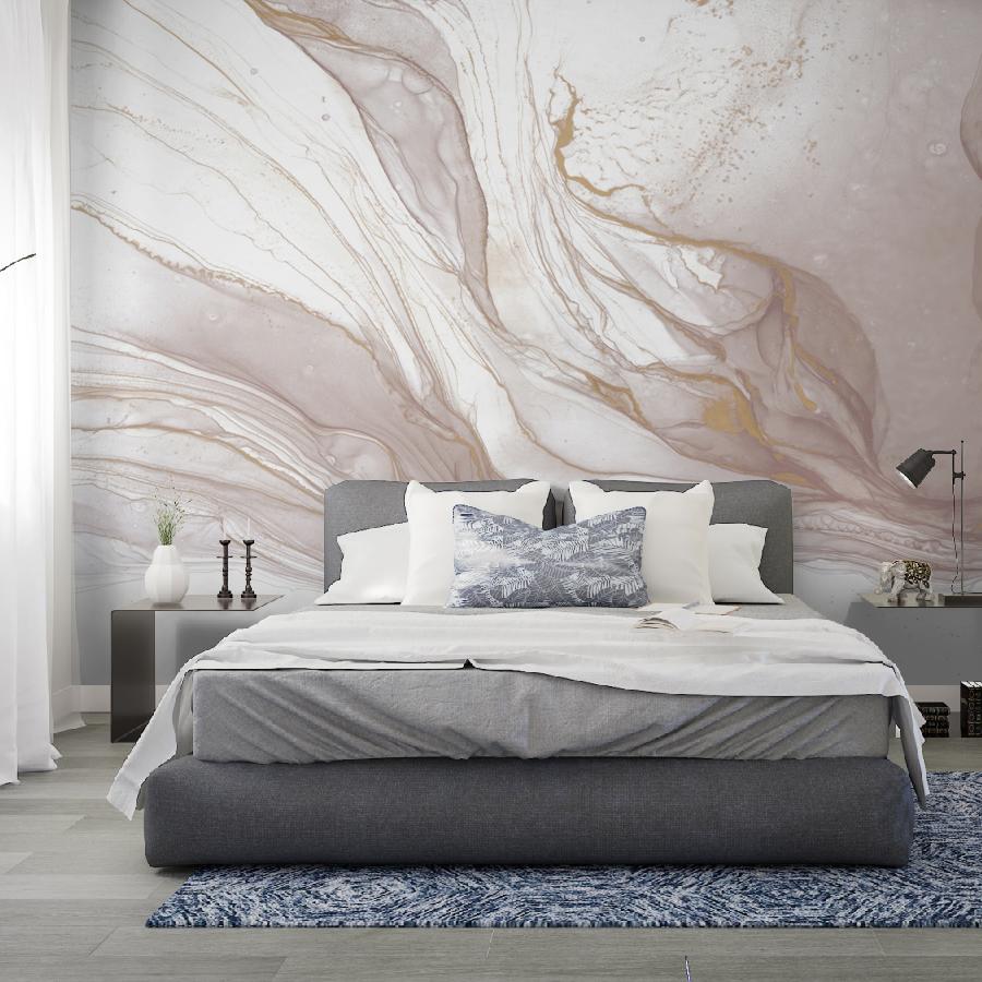 фотообои флюид арт слоновая кость 14-705