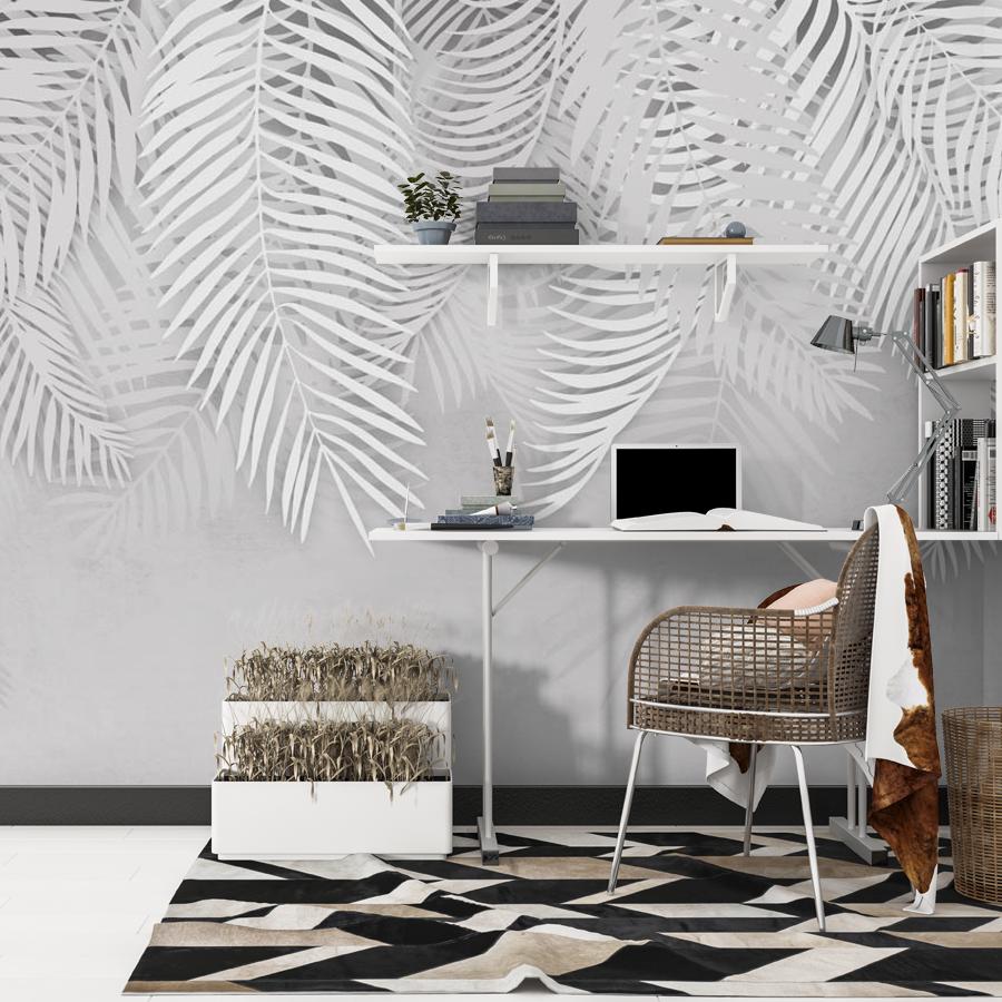 фотообои пальмовые листья с потолка 9-1197 фотообои пальмовые листья с потолка 9-1197