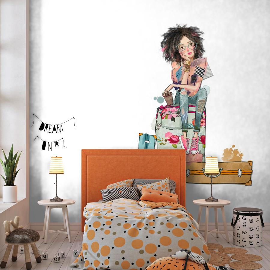 фотообои путешественница 12-1124 фотообои путешественница 12-1124