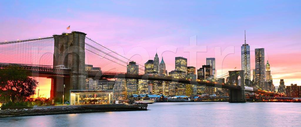 Фотообои Панорам Бруклинского моста