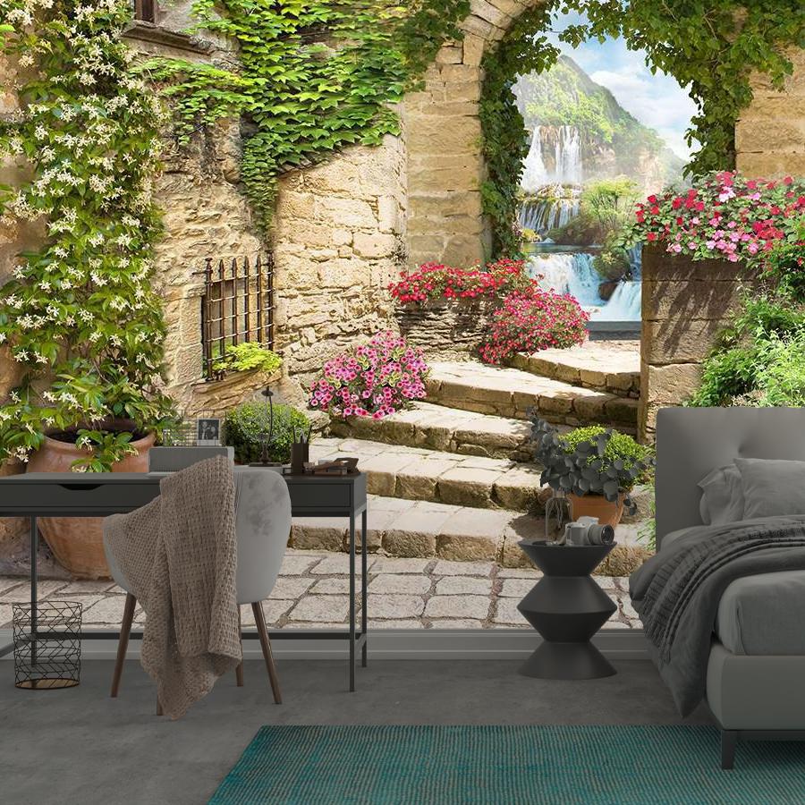 фотообои выход к водопаду 14-368 фотообои выход к водопаду 14-368