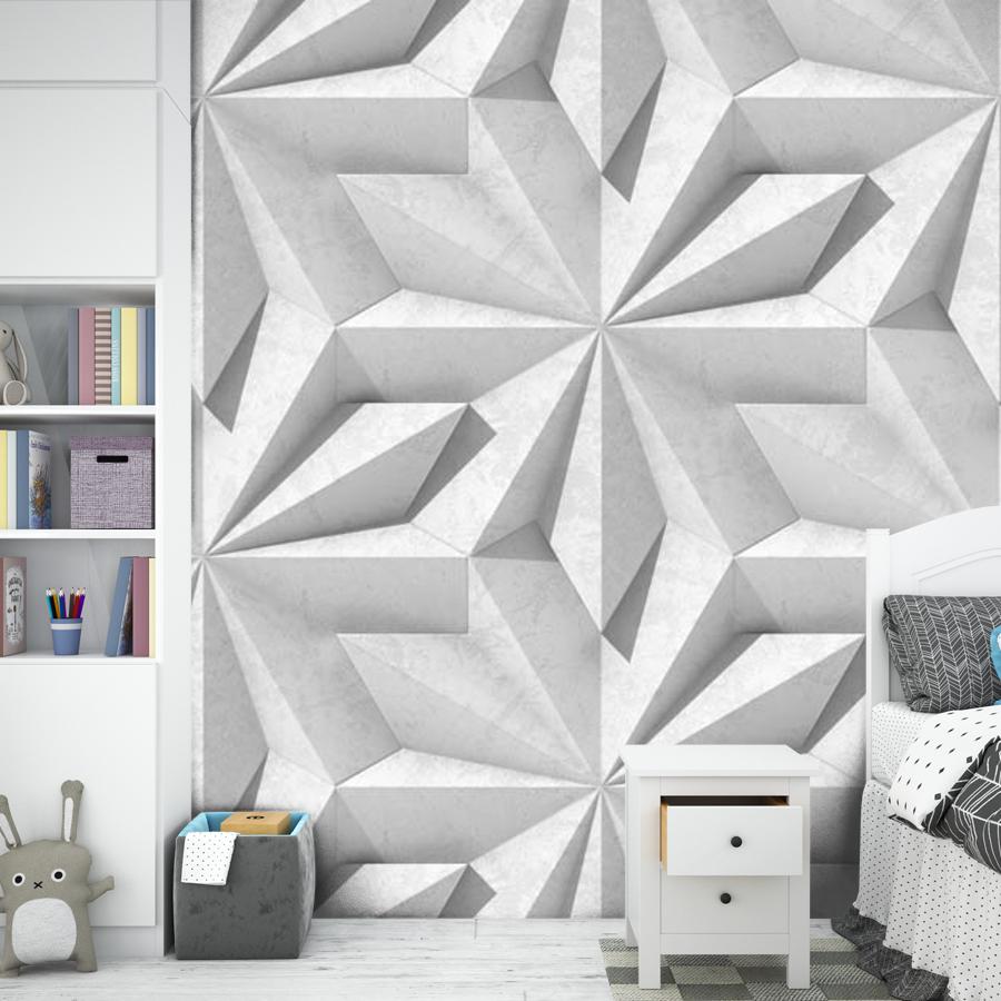 фотообои белый узор 3д 9-1584