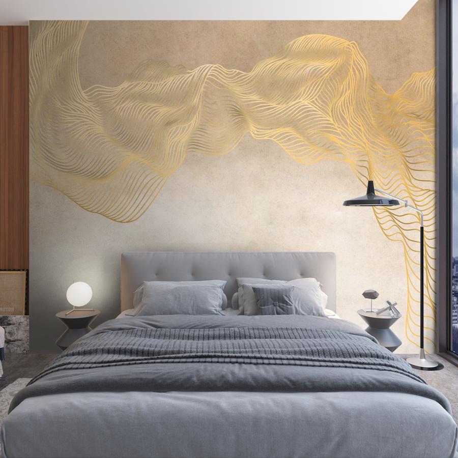 фотообои линии с градиентом 14-870