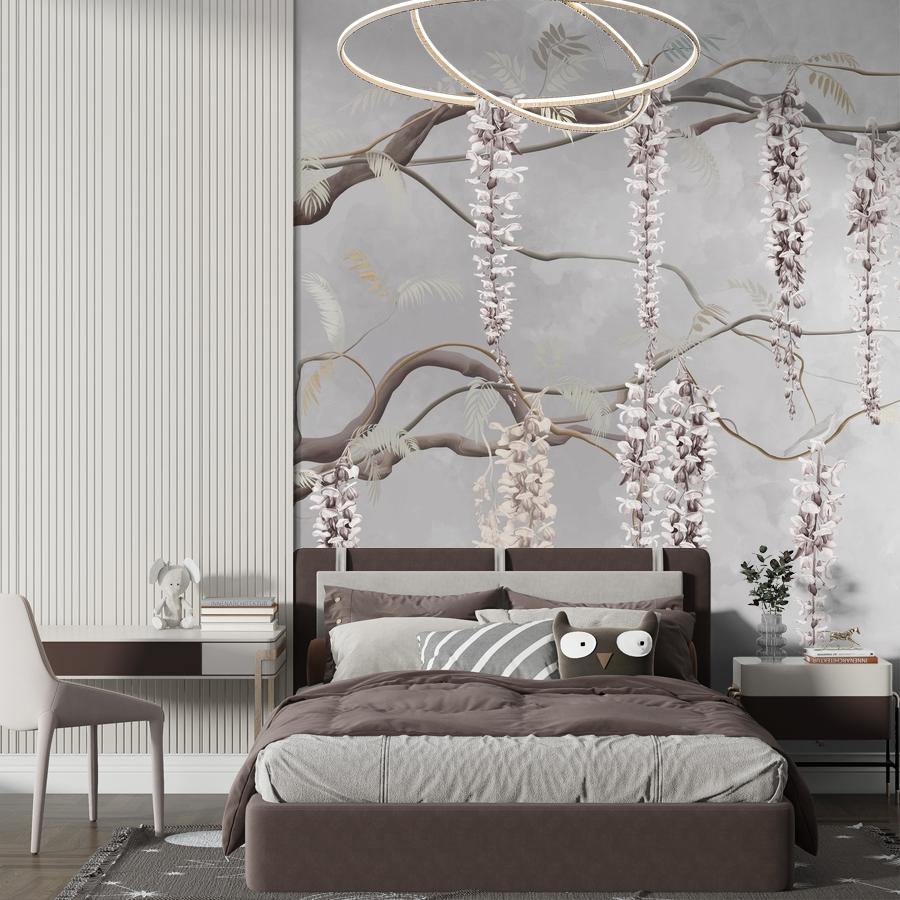 фотообои деревья с висящими веточками 13-1104