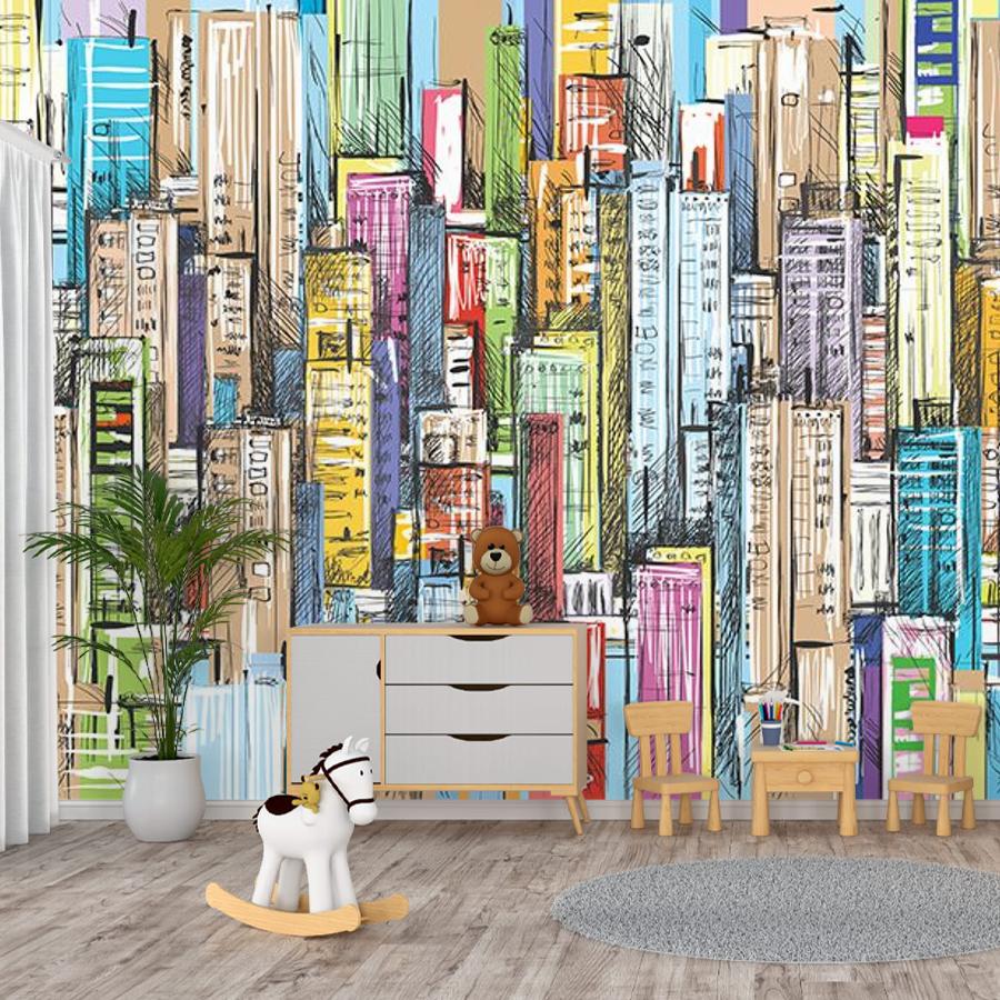 фотообои 3д город рисунок 9-1935