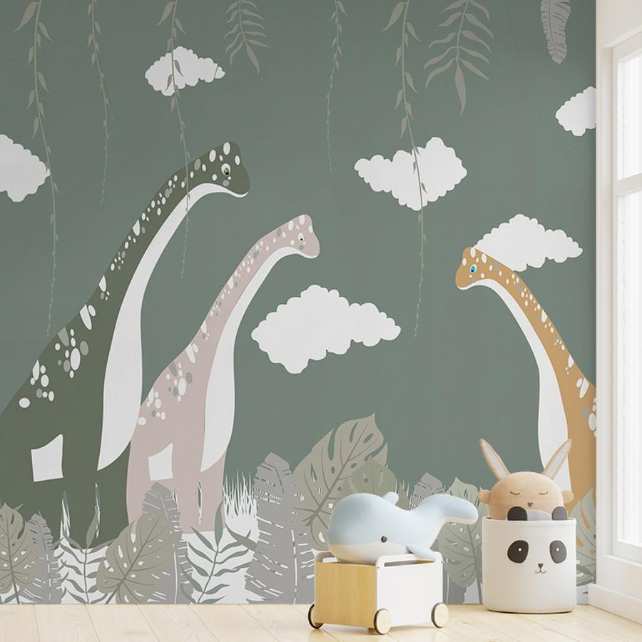 фотообои сказочные динозавры в детскую 14-741