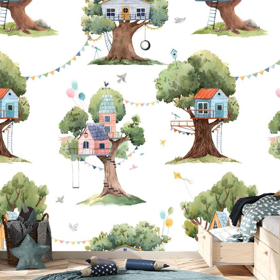 фотообои деревья в лесу 12-745