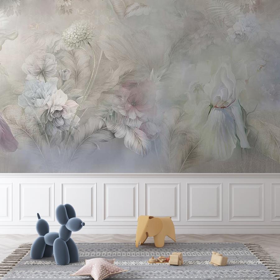 фотообои поляна ирисов 13-420