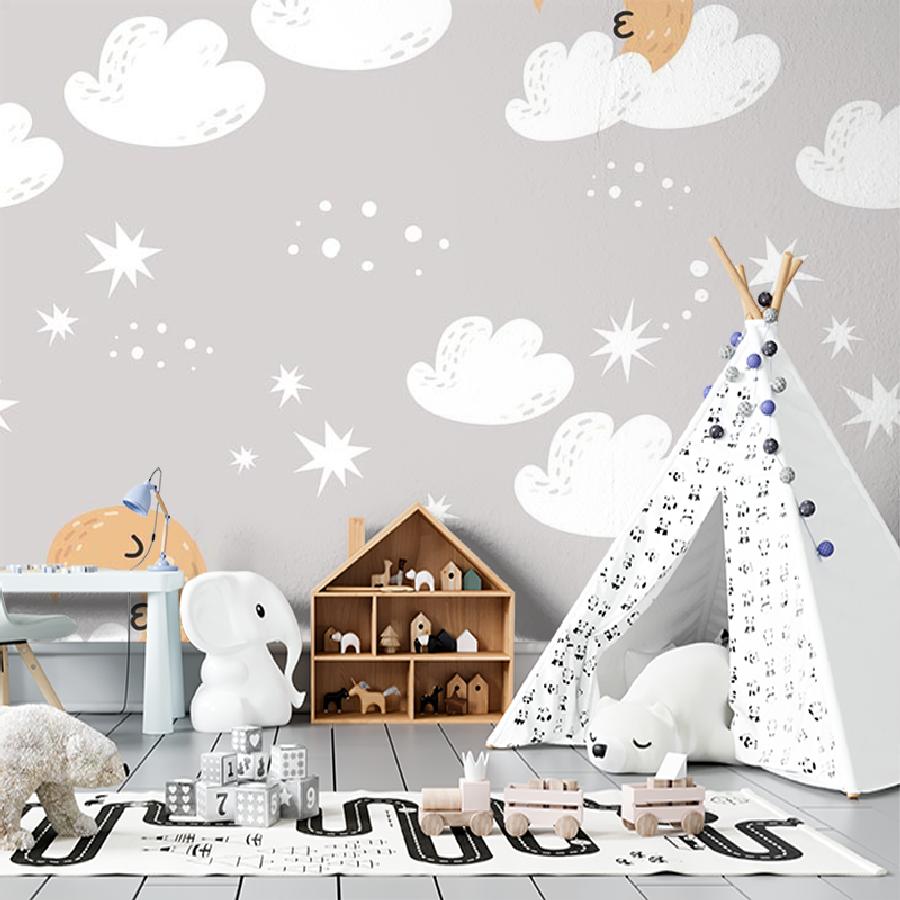 фотообои облака на сером небе 12-752