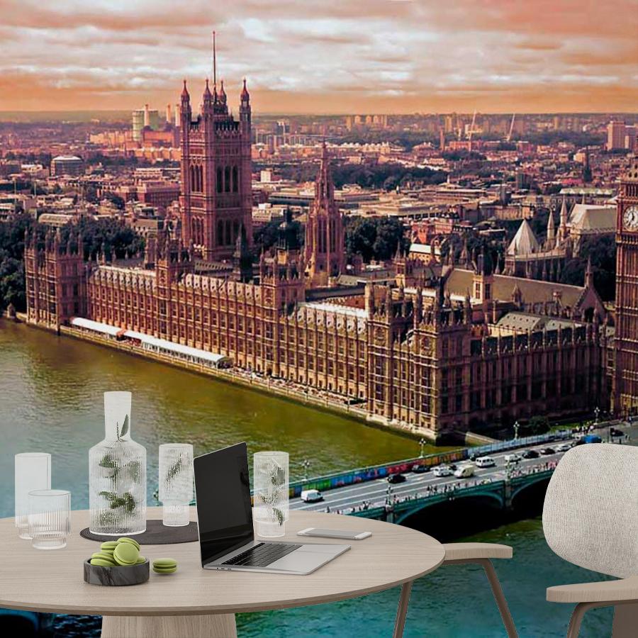 фотообои вид с балкона на лондон 9-458