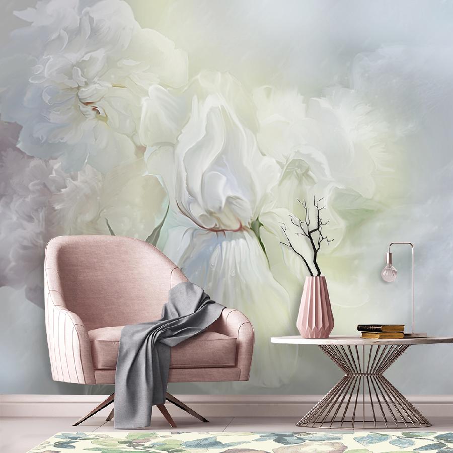 фотообои белый ирис 13-390