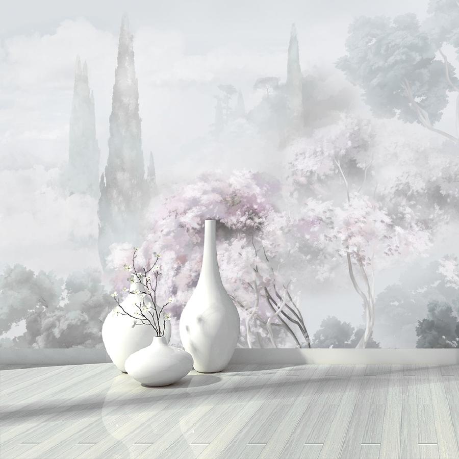 фотообои пейзаж в утренней дымке 13-1108