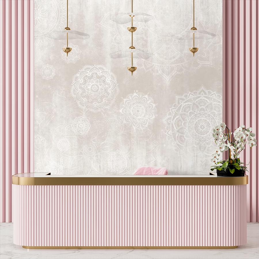 фотообои мандалы бежевые 14-648