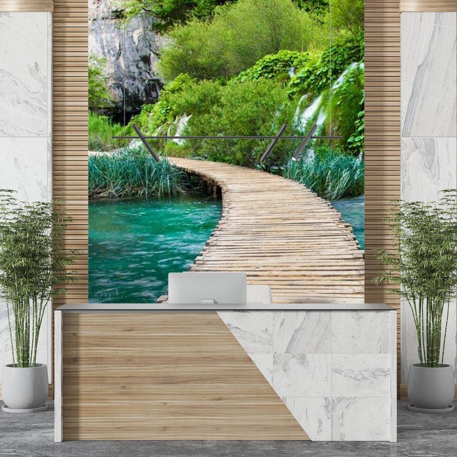 фотообои прогулка по водопаду 9-898