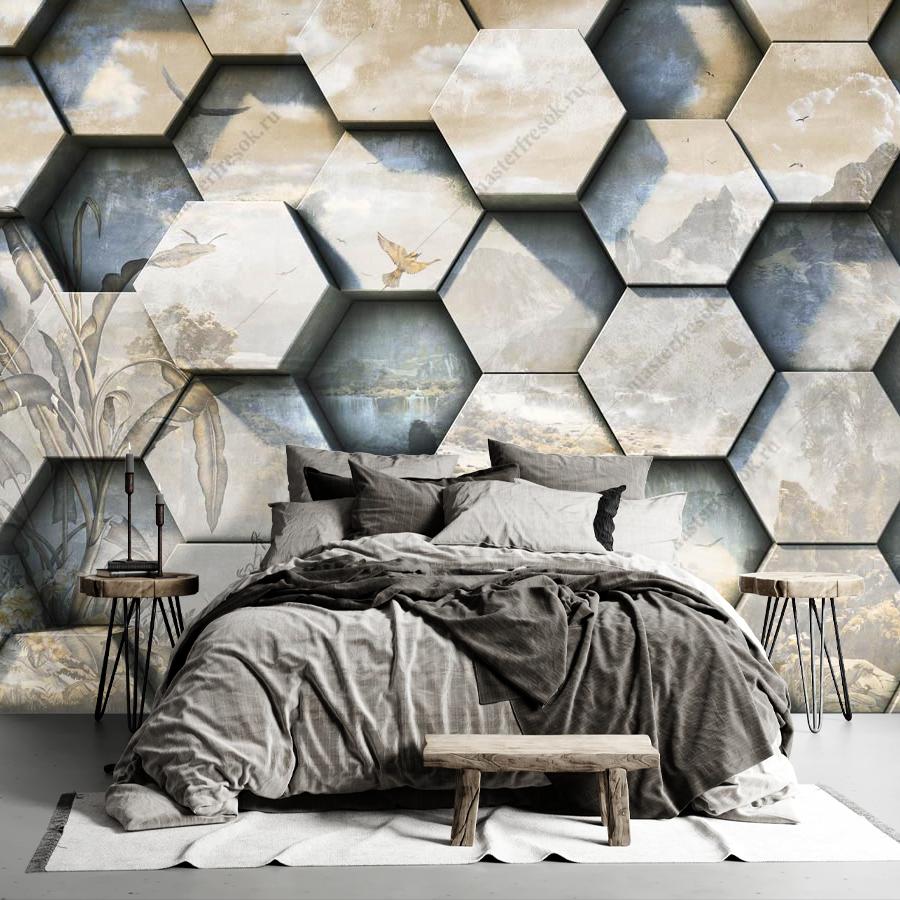 фотообои 3д пейзаж 10-931 фотообои 3д пейзаж 10-931