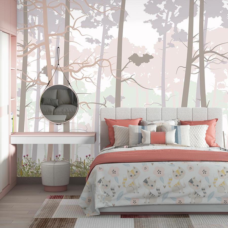 фотообои сказочный лес в дымке 14-459 фотообои сказочный лес в дымке 14-459