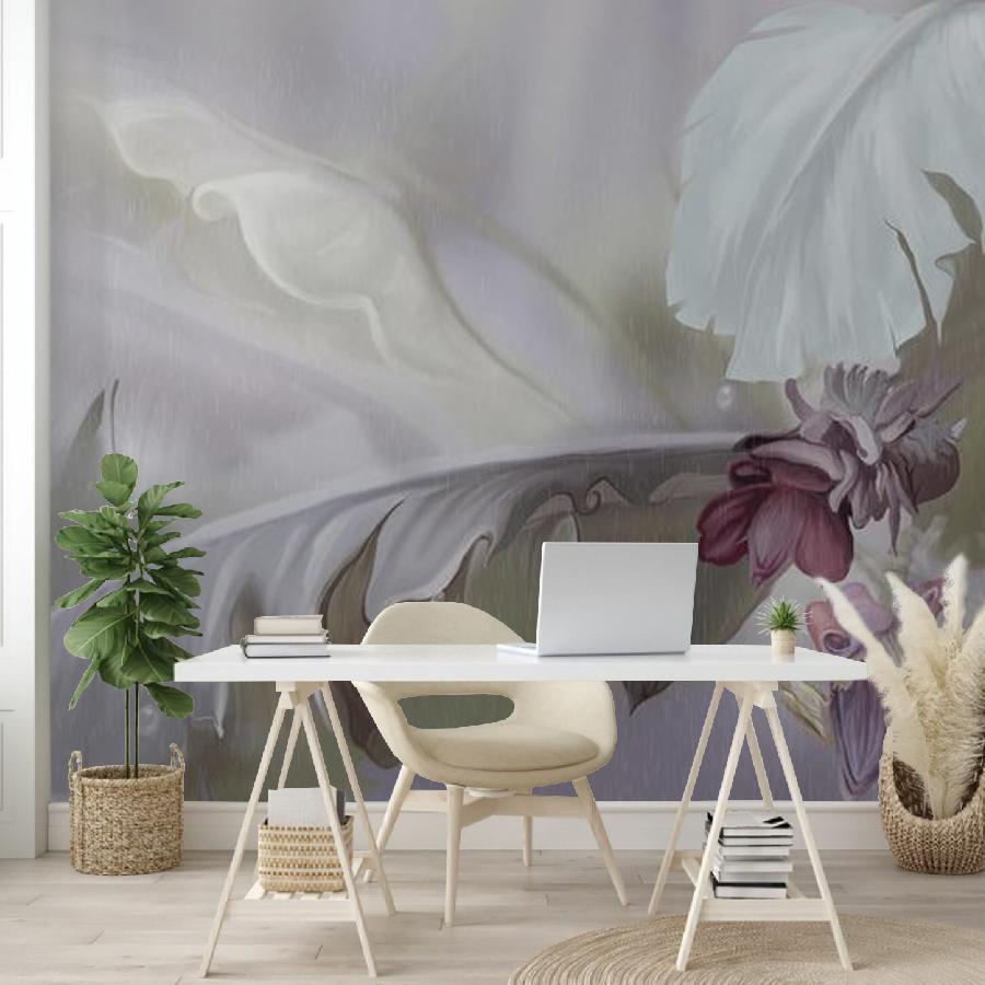 фотообои листья тропические 3д 13-378 фотообои листья тропические 3д 13-378