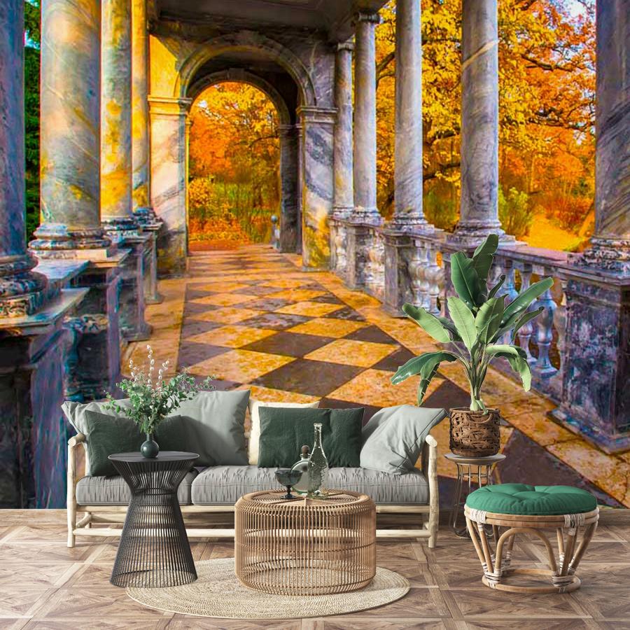 фотообои мраморный мост в екатерининском парке 9-700