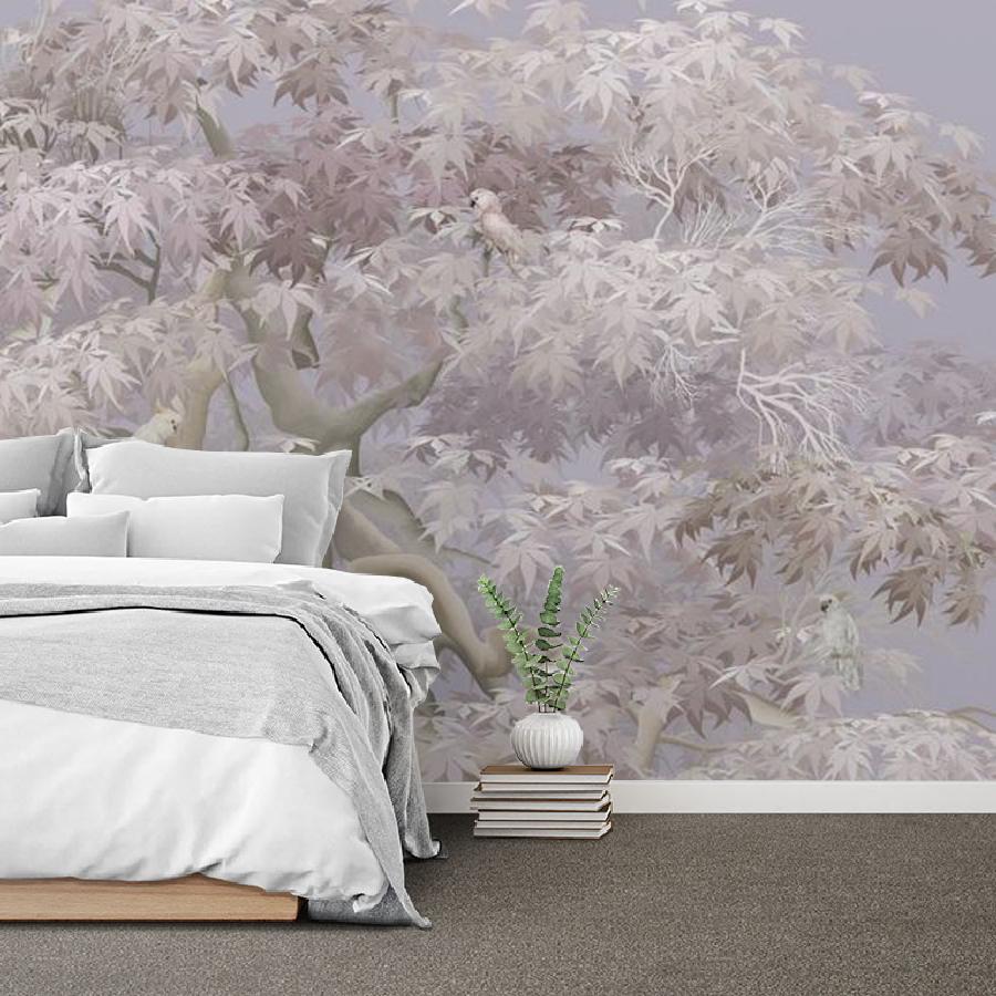 фотообои розовое дерево 3д 13-687