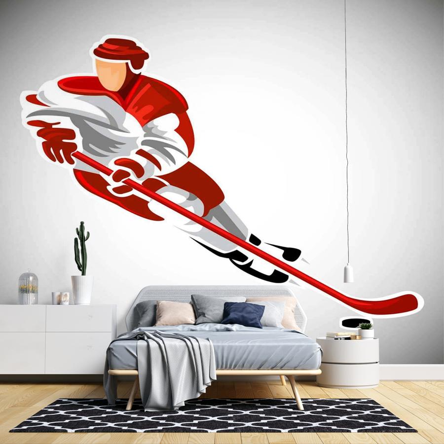 фотообои хоккеист в игре 12-567 фотообои хоккеист в игре 12-567