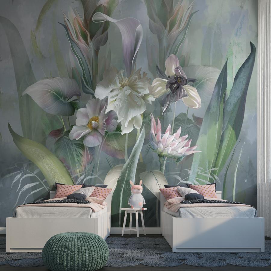 фотообои панно цветы 3д