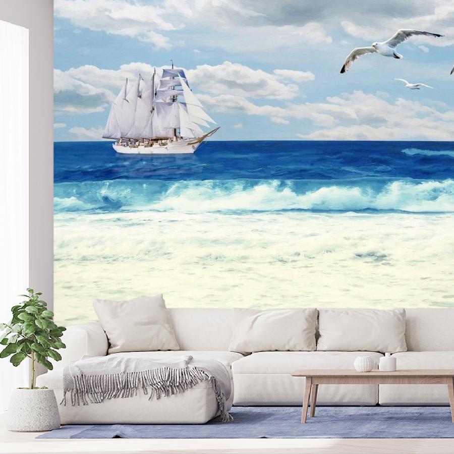 фотообои корабль в море 14-960