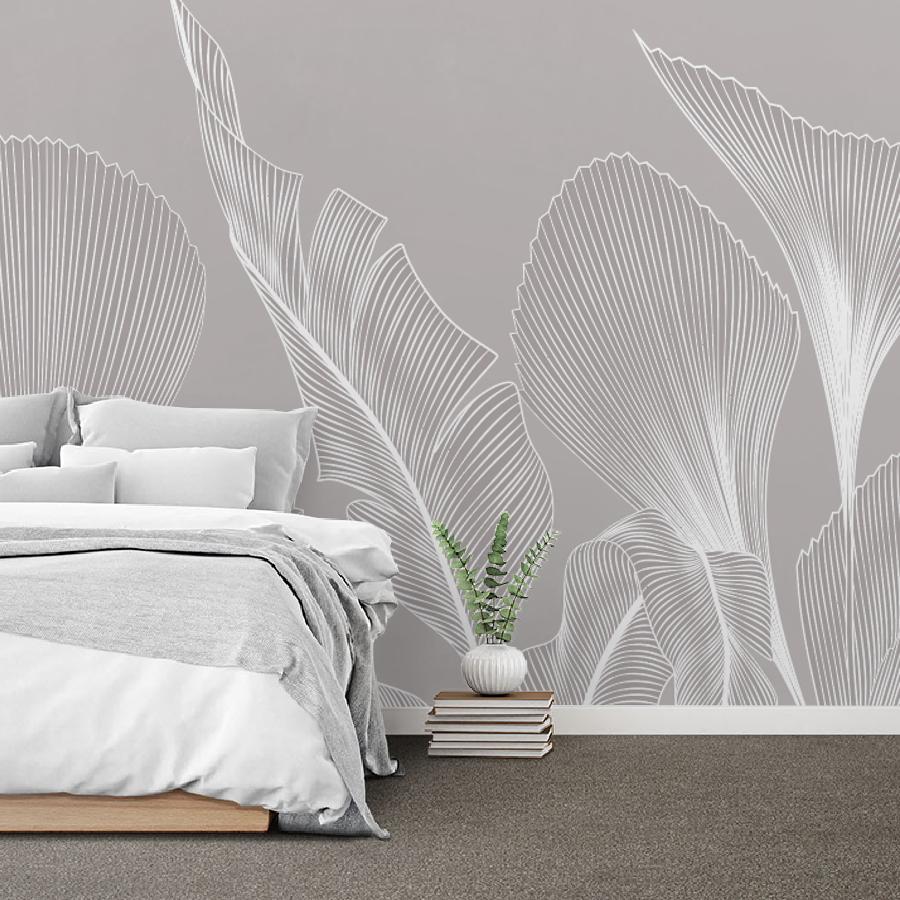 фотообои листья тонкие нежные 14-1228