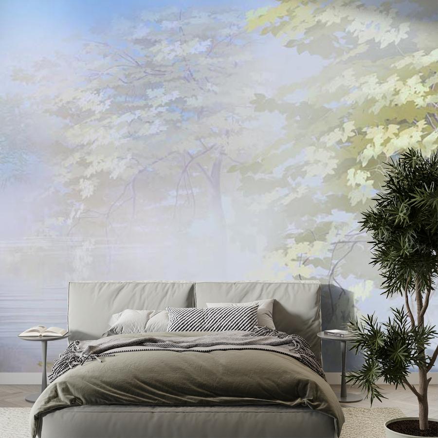 фотообои дерево окутанное туманом 13-432