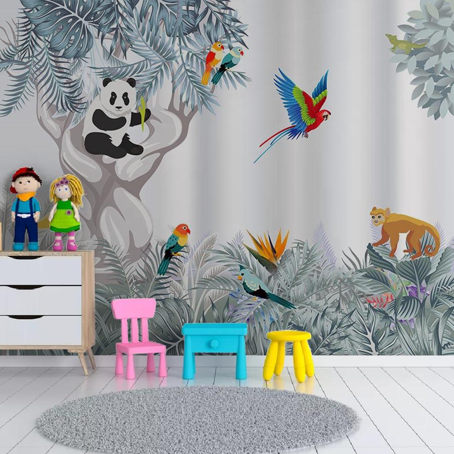 фотообои яркие тропики в детскую 12-1555