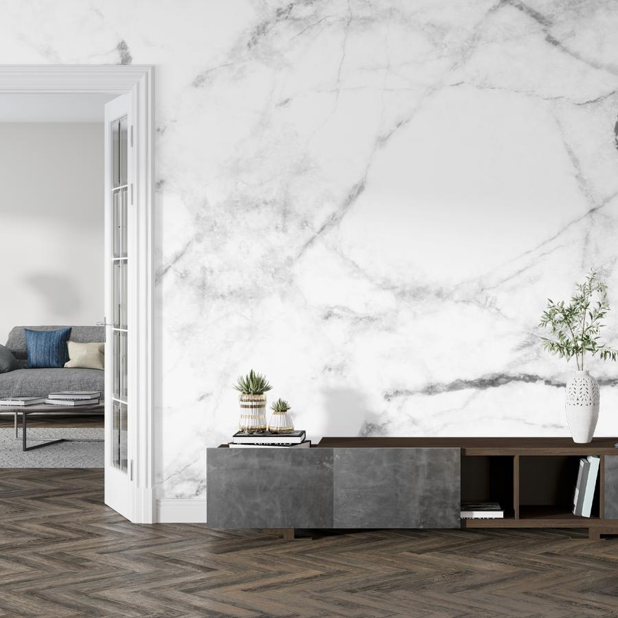 фотообои флюид арт - мрамор белый 9-941