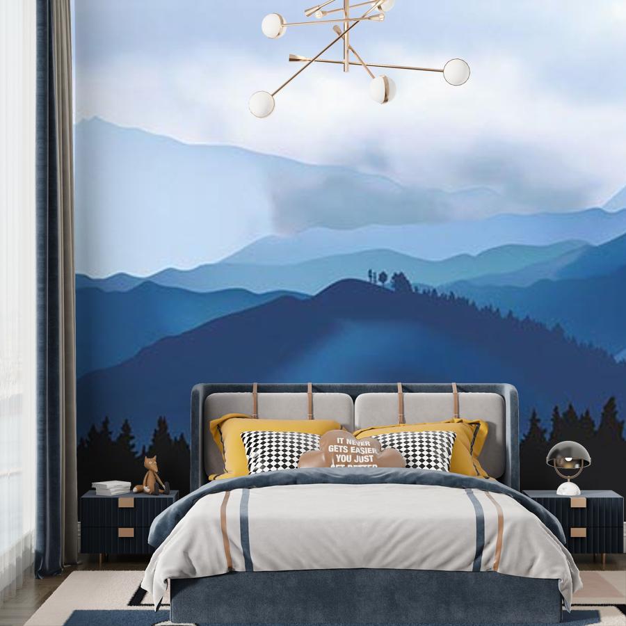 фотообои голубые горы 14-420