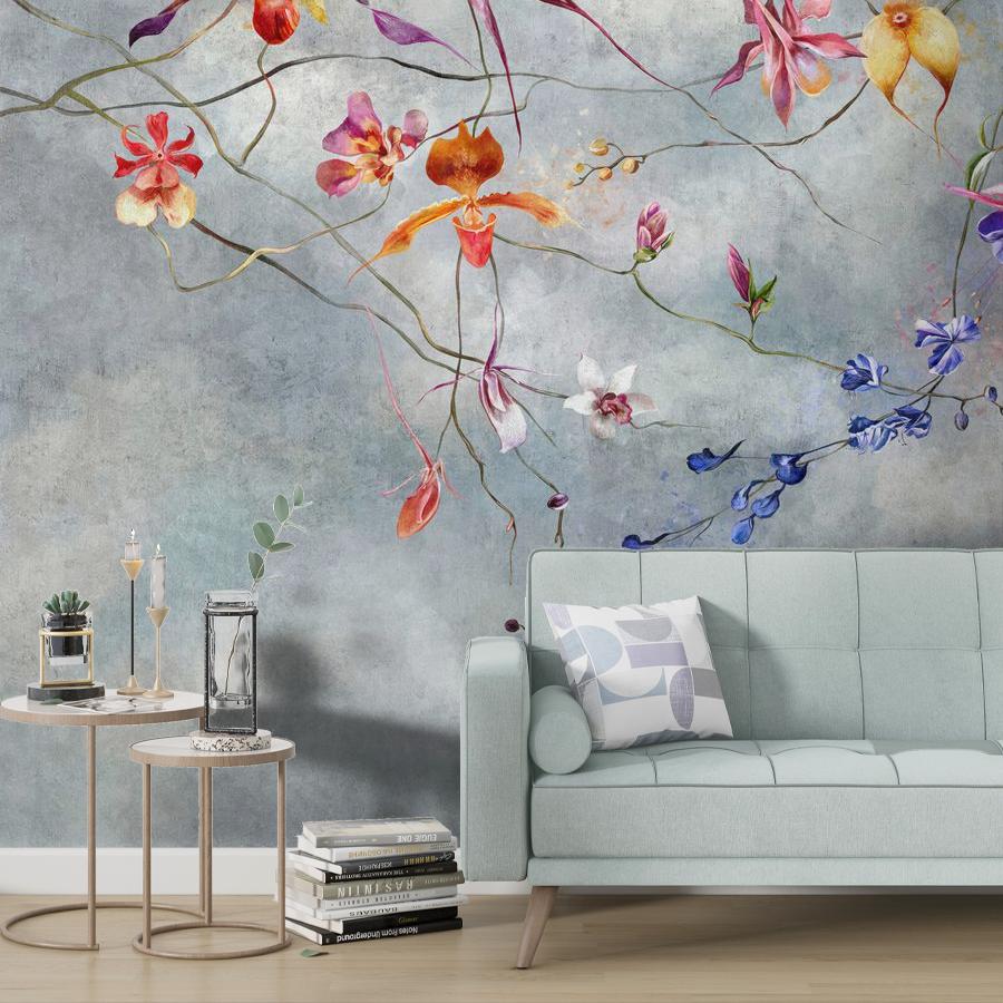 фотообои абстракция цветочная 12-1886