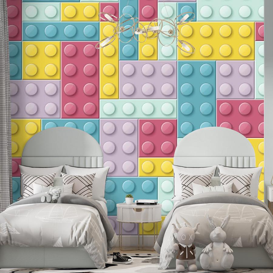 фотообои фон лего 12-1350